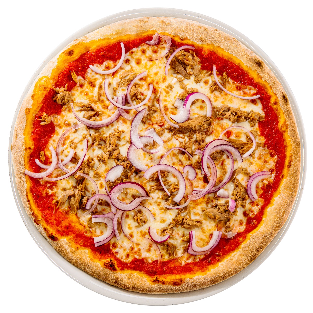 Tonno e cipolle tonhalas pizza - Mi&Ti Pizzéria Szarvas